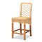 Baxton Studio Moscow Modern Bohemian Natural Brown Rattan and Walnut Brown Mahogany Wood Counter Stool 212-12815-ZORO - alternate 4